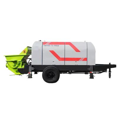 China According to Good Quality Mini Concrete Pumping Machine Mobile cement pump machine model concrete for sale