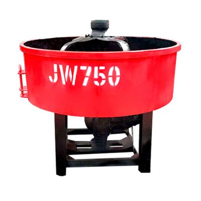 China Building Material Shops Vertical Type Mobile Concrete Cement Pan Mixer Machines Prices 300L-1500L for sale