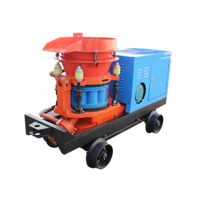 China Building Material Shops Diesel Engine Type Concrete Spray Gunite Concrete Shotcrete Sprayer for sale