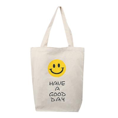 China Siicoo Wholesale Ladies Cotton Single Printing Organic Canvas Handled Tote Bag for sale