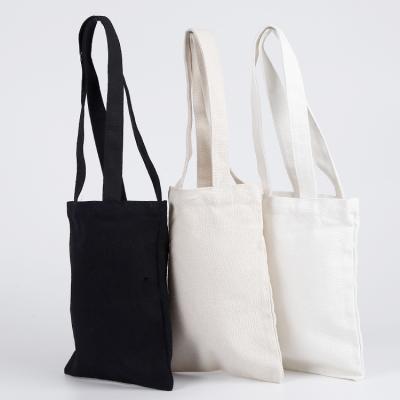 China Siicoo Cotton Canvas Zipper Handled Tote Bag With Custom Printed Warm White Logo for sale