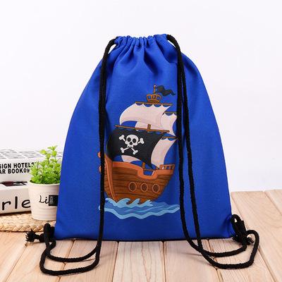 China Wholesale Custom Siicoo Logo Printing Recycled Polyester Soft-loop Drawstring Bag for sale