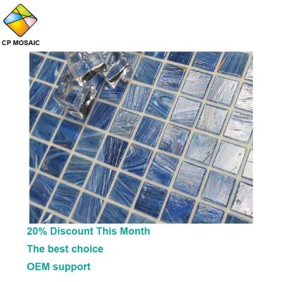 China Cheap Flooring Price Crystal Glass Mosaic Slab Sheets For Decorative Bathroom In Malaysia for sale