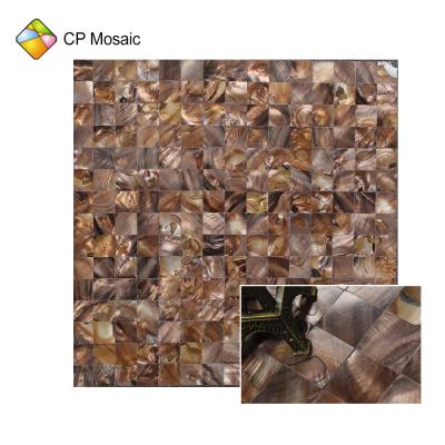 China Italian Leaf Shell Mosaic Pear Wall Tiles Parquet Shell Mosaic Brick Backsplash Mosaic Inlay for sale