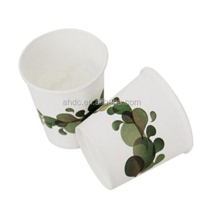 China High Quality Wholesale Single Wall Porcelain Design Your Own 7oz Paper Cup for sale