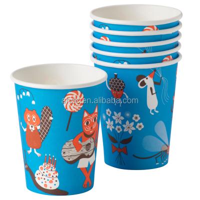 China China Single Wall Supplier Competitive Disposable 7oz Paper Cup for sale