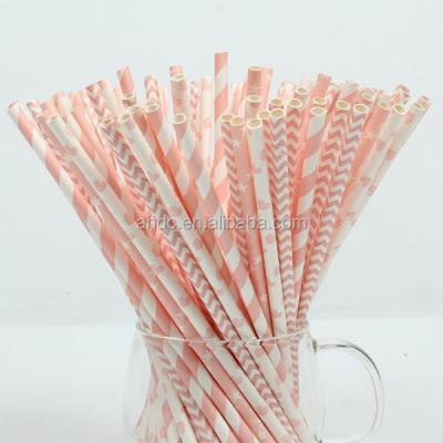 China 2018 Disposable Hot Selling Kinds Of Colorful Disposable Paper Drinking Straw Manufacturer for sale