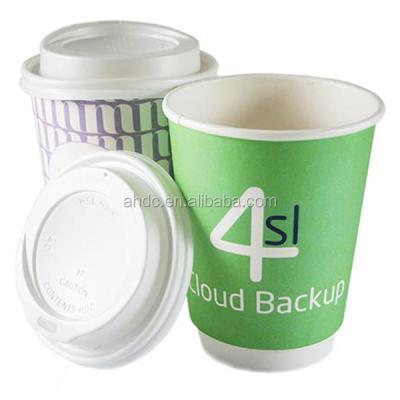 China DOUBLE WALL Custom Printed Double Wall Festival Disposable Paper Cup for sale