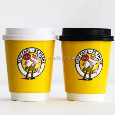 China Hot Selling DOUBLE WALL Environmental Protection Take Away Paper Cup For Beverage for sale