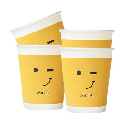 China Disposable Wholesale Cold Drink Lemonade Waterproof Paper Cup for sale