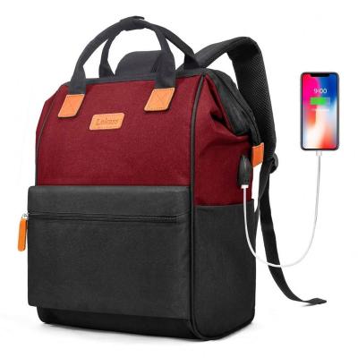 China With USB Daypack Universal Casual Laptop Backpack With Left USB Charging School Bag for sale