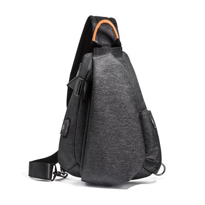 China Multifunctional Oxford Cloth Cross - Body Bags Men Usb Trunk Package Travel Messengers Water Repellent Short Shoulder Bag for sale