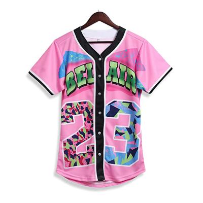 China Hop Sport Rock Hip T-shirt Polyester Women Breathable Customized Printing Casual Baseball Tank Top for sale