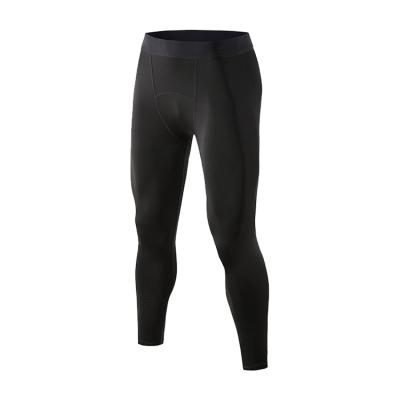 China Fashion Breathable Wholesale Casual Quick-Drying Custom Logo Sports Polyester Training Fitness Men Jogging Tight Pants for sale