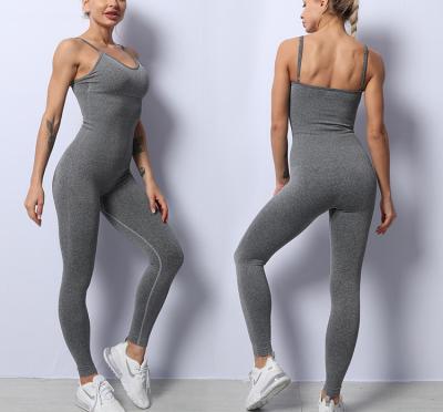 China Breathable Customize Jumpsuit Fitness For Yoga Wear Workout Clothes Custom Logo for sale