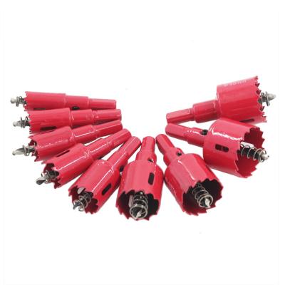 China 9pcs/lot M42 HSS Woodworking Hole Saw Set Ankoow 16-38mm Tooth Cutter Opener Heavy Duty Drill Bit For Iron Wood Aluminum Sheet for sale