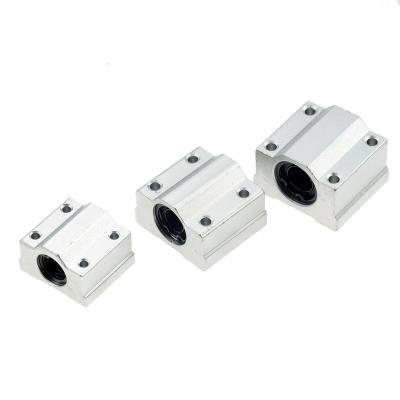 China Factory 4pcs Motion Ball Bearing Slide Block Bushing SC8UU SCS8UU SC10UU SCS12UU SCS16UU SC20UU Linear Linear CNC 3D Printer Parts for sale