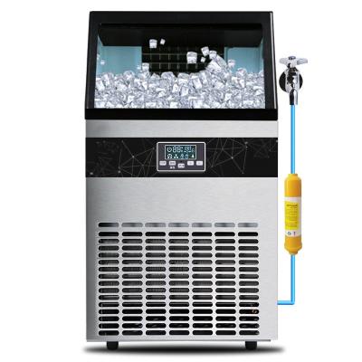 China Outdoor Self-contained Ice Maker 60KG Household Ice Maker Collection Stainless Steel Ice Maker Power for sale