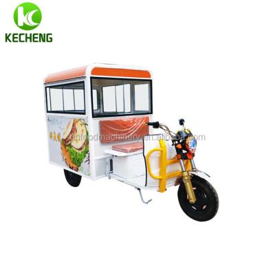 China Fries Mobile Fast Food Truck Tricycle Food Truck Vending Truck for sale