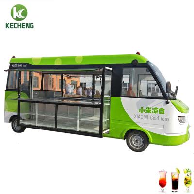 China Ice cream drink/cold shave ice/electric hot dog food truck for sale