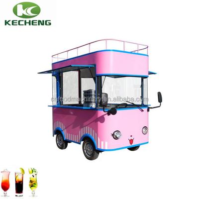 China Mini Snack Kiosk Shave Ice Food Truck for sale