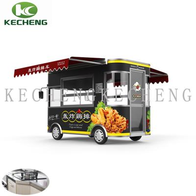 China Electric mobile snack food truck for ice cream for sale