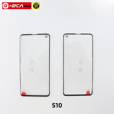 China High Quality Broken Fix Phone Screen G+OCA Pro For SAMSUNG S10 Front Panel Replacement 2 in 1Glass with OCA for sale