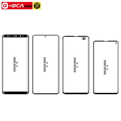 China G+OCA Pro Faulty Screen Repair For P40Pro 2 In 1 Original Glass With OCA For Edge Curved LCD Screen Repair Front Panel Replacement for sale