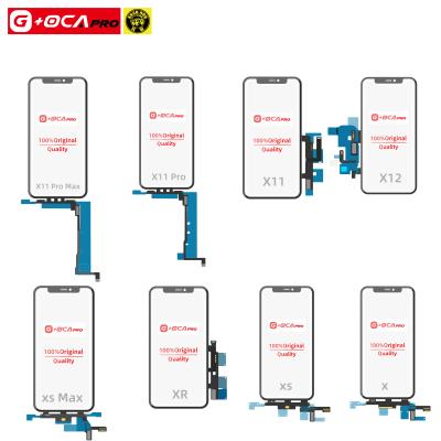 China G+OCA pro For iPhone XSMax Touch Screen Digitizer Panel Sensor Lens Screen Glass Outer Glass With OCA Panel Replacement For iPhone XSMax for sale