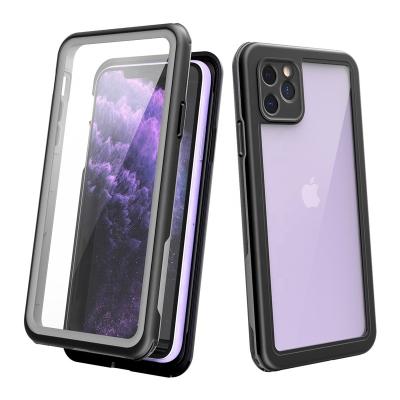 China Wholesales Dustproof In Running Built-in Screen Protector Phone Cover TPU IP68 Shockproof Waterproof Phone Case For iPhone 11 Pro Max for sale