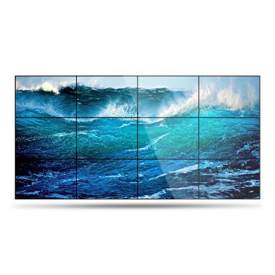 China Customized Splicing Solution Commercial Advertising Display Narrow Bezel Video Wall Screen Monitor Indoor Indoor LCD Video Wall for sale