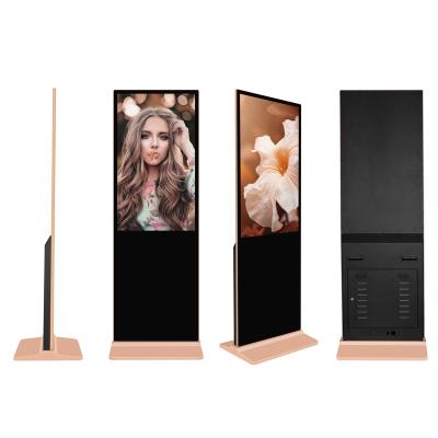 China Indoor Factory Direct Supply 43 49 55 65 Inch Indoor LED Totem Floor Stand Digital Signage LCD Display Advertising Screen for sale