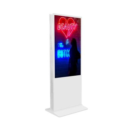 China Indoor Floor Standing Digital Signage Totem For Advertising Indoor Interactive Touch Display Screen for sale