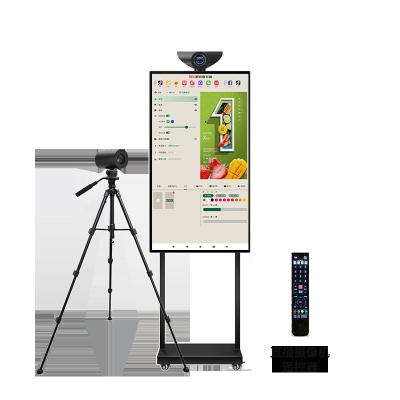 China Live Streaming Platforms MJK Live Streaming All-In-One Equipment For Tiktok Facebook 32 Inch Large Interactive Touch Screen for sale