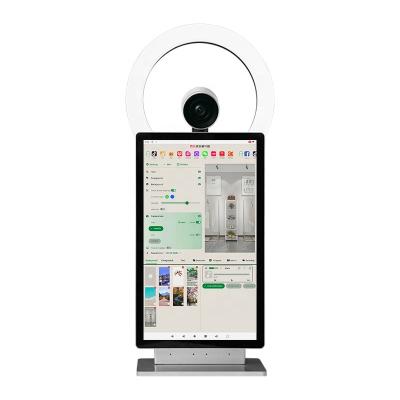 China Live Selling Live Broadcasting Equipment For Advertising In Tiktok 15.6 Inch Screen Android Interactive System for sale