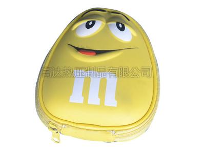 China Yellow PU EVA Carrying Case With Hot Pressing Debossed Treatment , Size Customized for sale