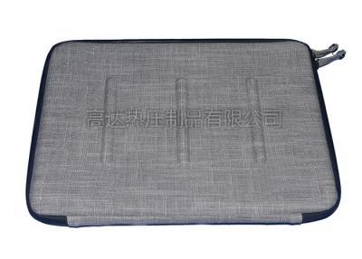 China Soft Lightweight EVA Laptop Sleeve / Waterproof Laptop Case For Men , Gray Color for sale