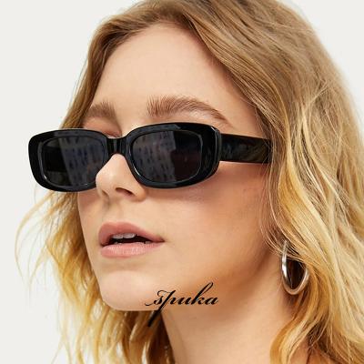 China Fashion SPUKA Sunglasses Shape Sun Glass Oval Men Women Plastic UV Sunglasses for sale