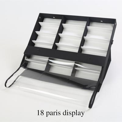 China Wooden SPUKA 18 Pairs Collapsible Sun Glass Jewelry Display for sale