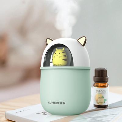 China 15-20 Square Meters Dropshipping Cartoon Cat Air Humidifier Wet Pet Film Cool Mist for sale