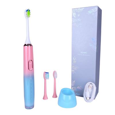 China ABS+Dupont 2021 New IPX8 Waterproof Cordless Filling Sonic Electric Toothbrush for sale