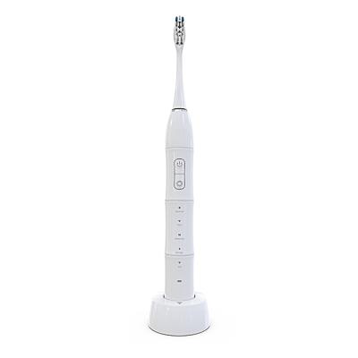 China 2021 Bamboo Style Battery Operated Slim Portable Adults Travel Rechargeable Sonic Electric Toothbrush for sale