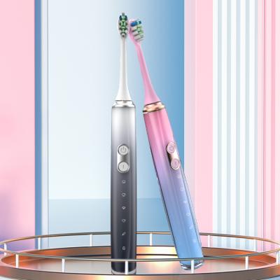 China Battery Operated Cordless Sonic Electric Toothbrush Slim Rechargeable Portable Travel for sale