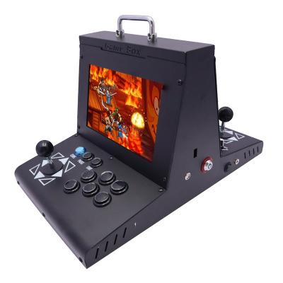 China Hot Sale 4222 Metal Games In 1 Mini Portable Arcade Game Machine For Classic 10 Inch Screen Coin Operated 2 Players for sale