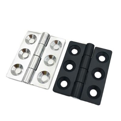 China Tuoxin CL235-1 Door Hinge Zinc Alloy Industrial Door End Easy Installation Flat Hinge for sale