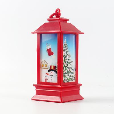 China Desktop Decoration Hung Led Christmas Lantern Picosecond Christmas Wind Light Lantern for sale