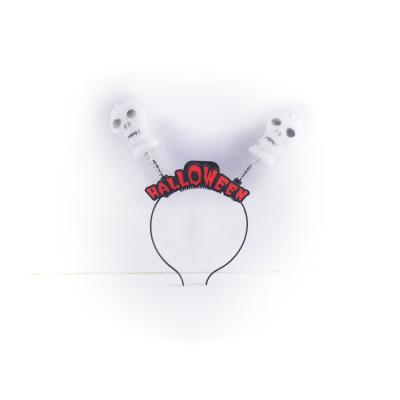 China Smart Casual Halloween Pumpkin Hair Circle Head Bands Hair Wear Party Decoration Led Light Up Headband for sale