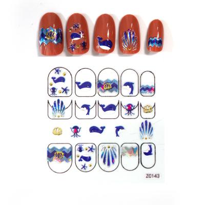 China Easy to Apply and Remove New Design Custom Beauty Women Girls Dating Cupid Nail Art Decorations Luxury 3D Designers Gel Glitter Nail Polish Wrap Stickers for sale