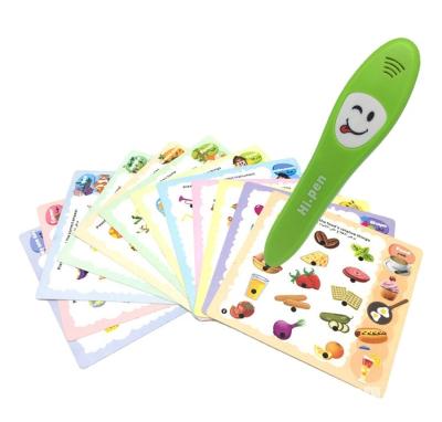 China Early Educational Point of Educational Children Reading Pen Preschool Kids Learning Machine Speaking Pen Audio Books English for sale