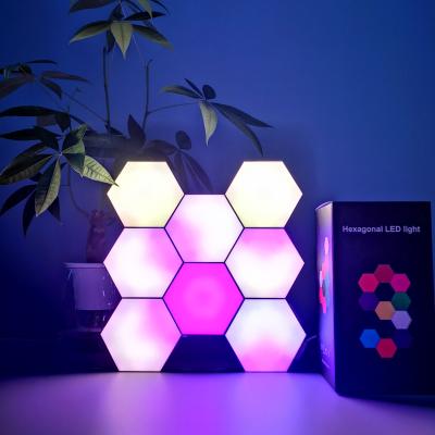 China App Room Controlled Best Installation For Game Phone App Controlled 16 Million Color North Hexagonal Led Light for sale